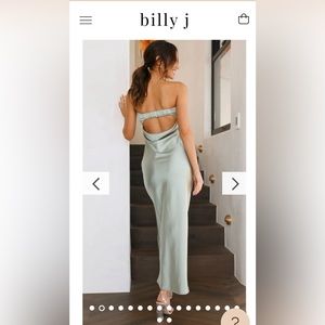 Billy J , Sage Green ,  Aus size 10 ( us size 4/m) , strapless